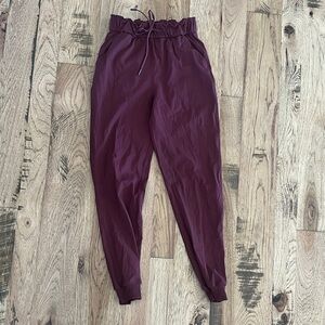 lululemon athletica Burgundy Track Pants